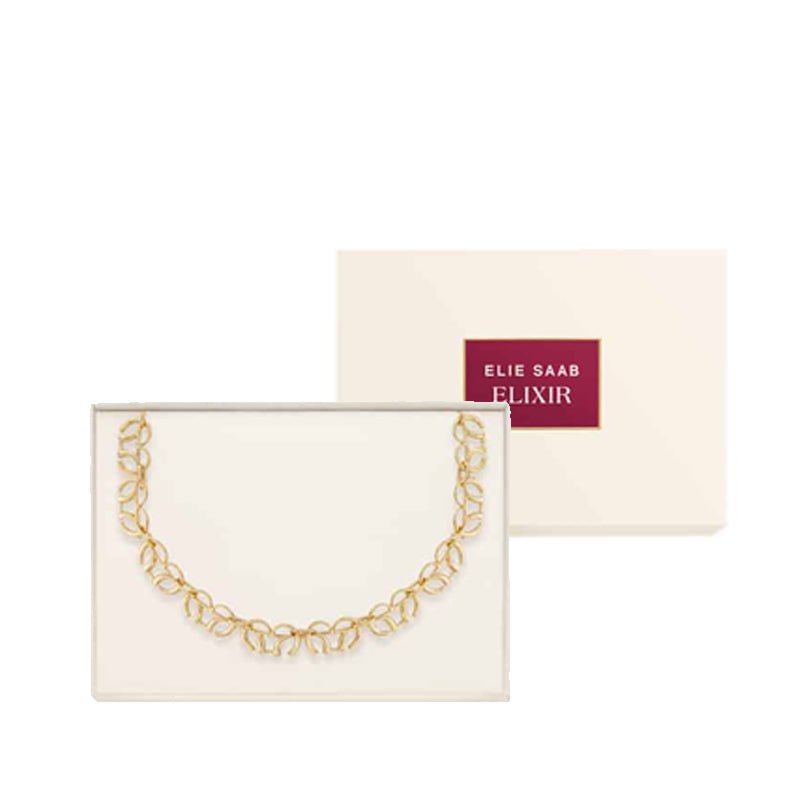Elis Saab Gold Necklace 