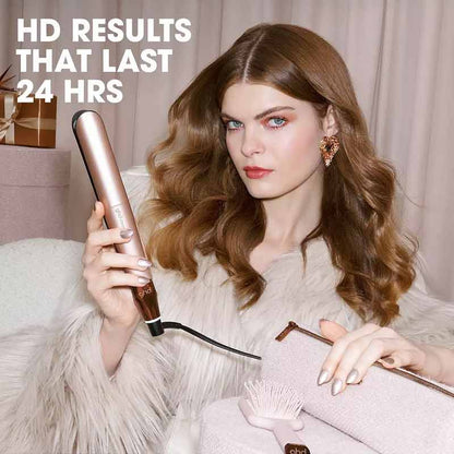 ghd Chronos Hair Straightener Festive Gift Set In Cashmere Beige Infographic