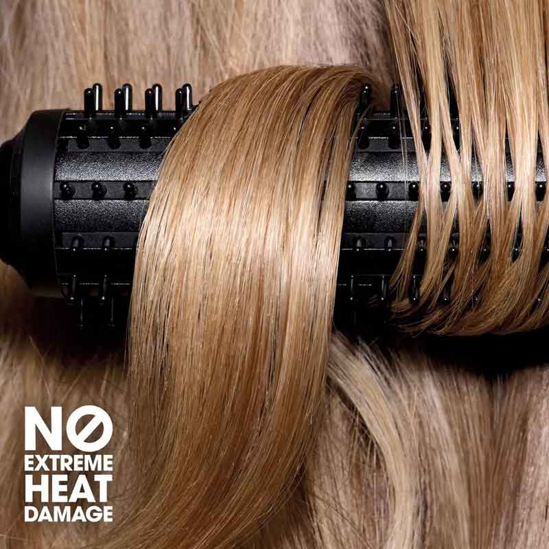 ghd Rise Hot Brush Gift Set Black with Brush & Heat Resistant Bag No Heat Damage