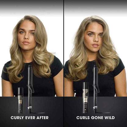ghd Chronos Curve Grand Curl Tong before & after