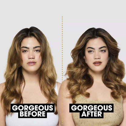 ghd Chronos Curve Grand Curl Tong before & after 