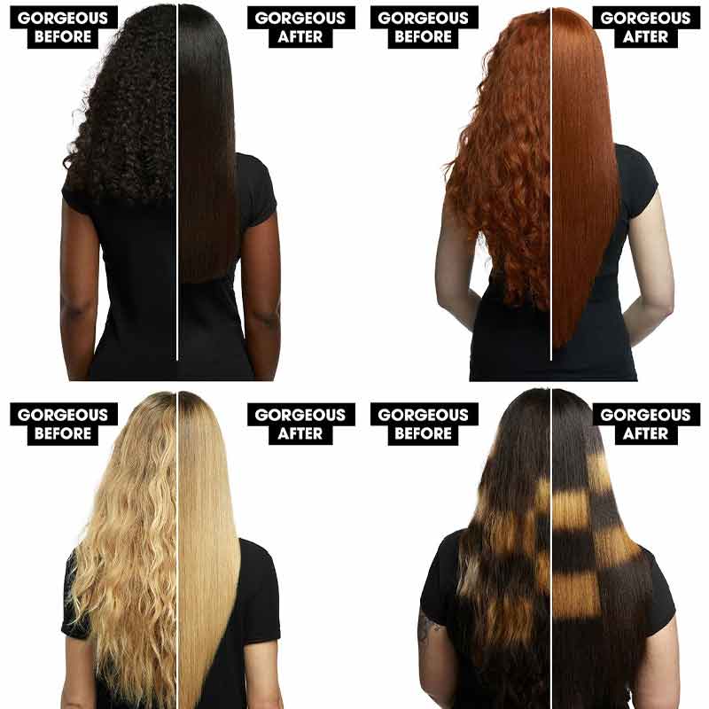 ghd Chronos Max Wide Plate Hair Straightener, before and after ghd hair straightener
