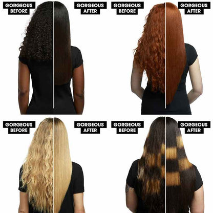 ghd Chronos Max Wide Plate Hair Straightener, before and after ghd hair straightener