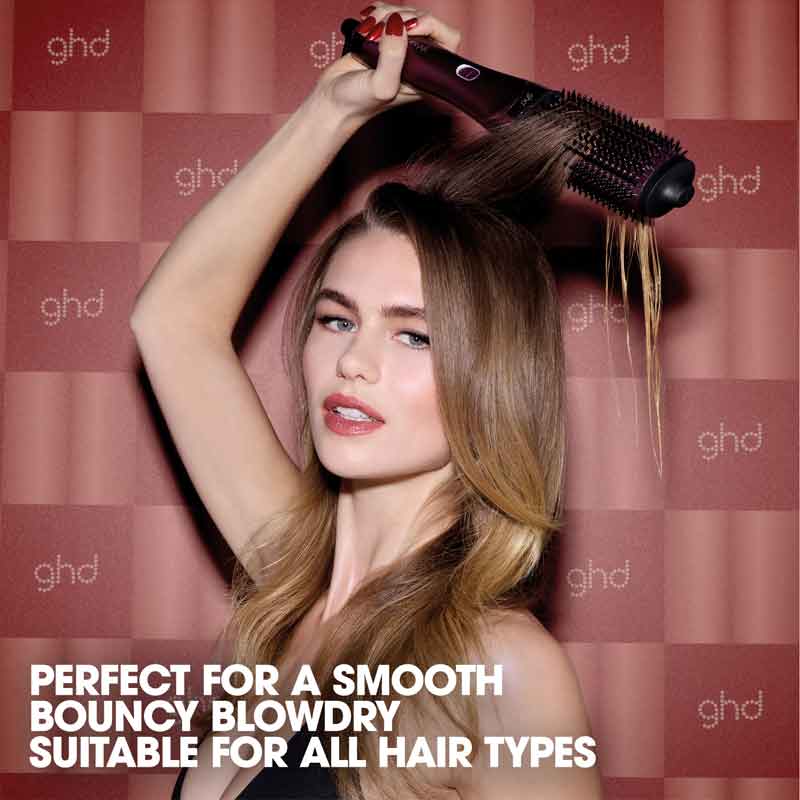 ghd Duet Blowdry Professional 2-In-1 Hair Dryer Brush Limited Edition Cherry Chic Collection