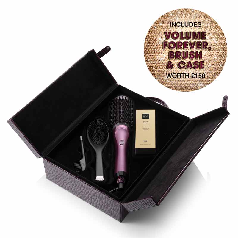 ghd Duet Blowdry Professional 2-In-1 Hair Dryer Brush Limited Edition Cherry Chic Collection