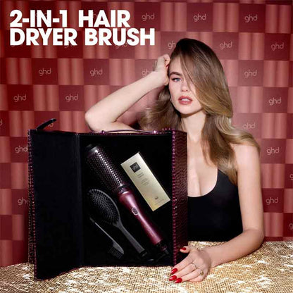 ghd Duet Blowdry Professional 2-In-1 Hair Dryer Brush Limited Edition Cherry Chic Collection