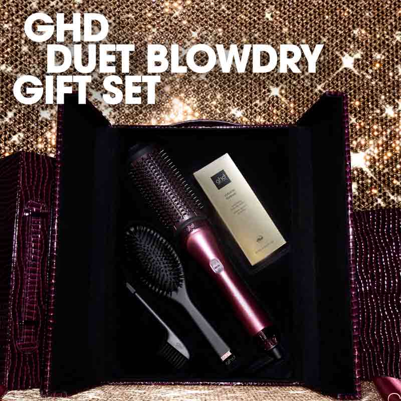 ghd Duet Blowdry Professional 2-In-1 Hair Dryer Brush Limited Edition Cherry Chic Collection