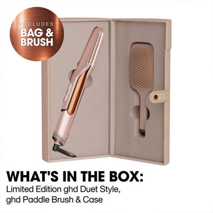 What's Included with the ghd Duet Style 2-in-1 Hot Air Styler Gift Set Limited Edition Cashmere Beige