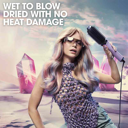 ghd Futurescape Limited Edition Duet Blowdry Hair Dryer Brush, wet hair hot brush