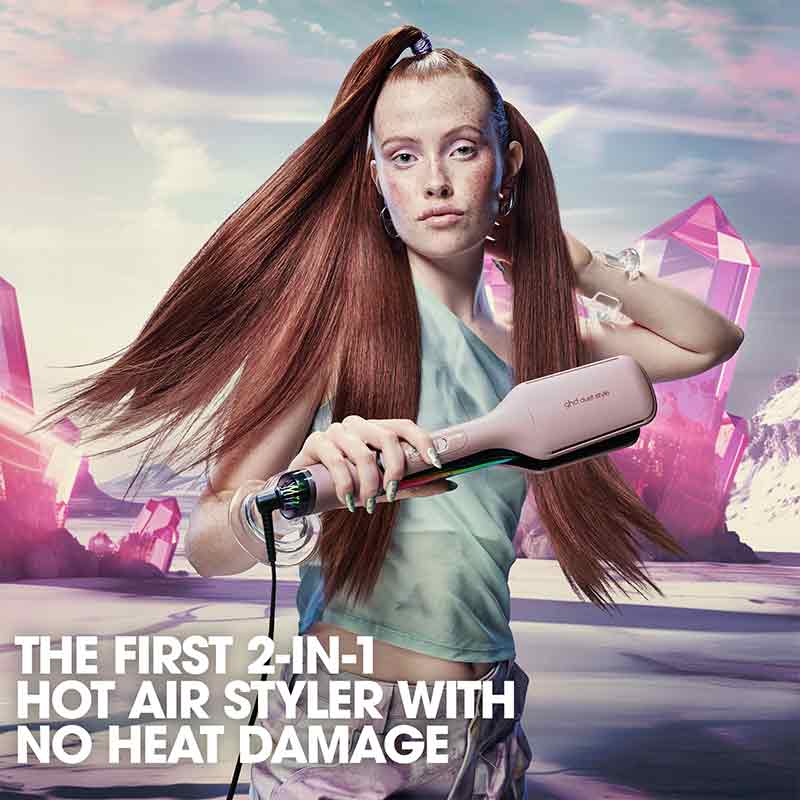 ghd, ghd Futurescape Limited Edition Duet Style 2-in-1 Hot Air Styler, pink hair tools, ghd duet style