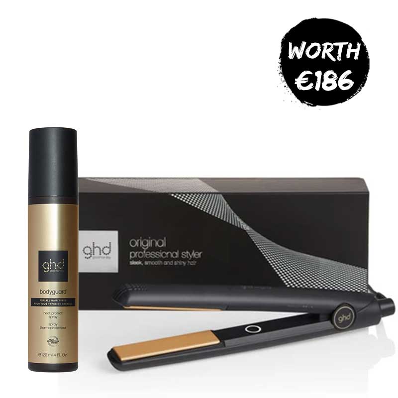 ghd Original Hair Straightener + FREE Full Size Heat Protection Spray