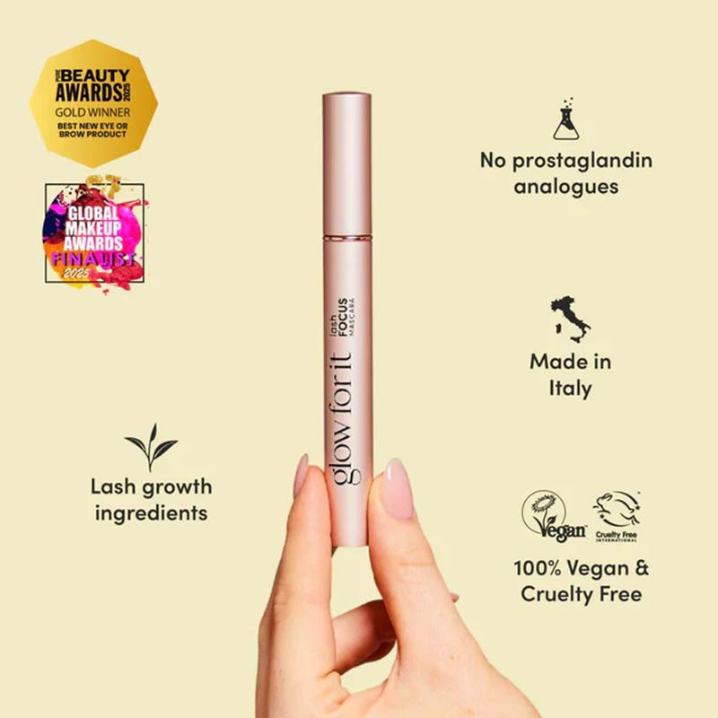 Glow For It Growth Lash Focus Mascara Information And Awards