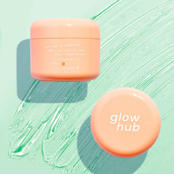 Glow Hub Nourish & Hydrate Gel Moisturiser | gel moisturiser | skincare | vegan | moisturiser | cruelty free | hyaluronic acid