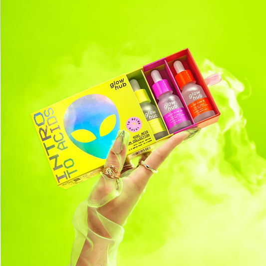 Glow Hub Intro to Acids Gift Set | Glowing | Transformative | Radiant | Healthy | Celebratory | Elevating | Magical | Festive | Symphonic