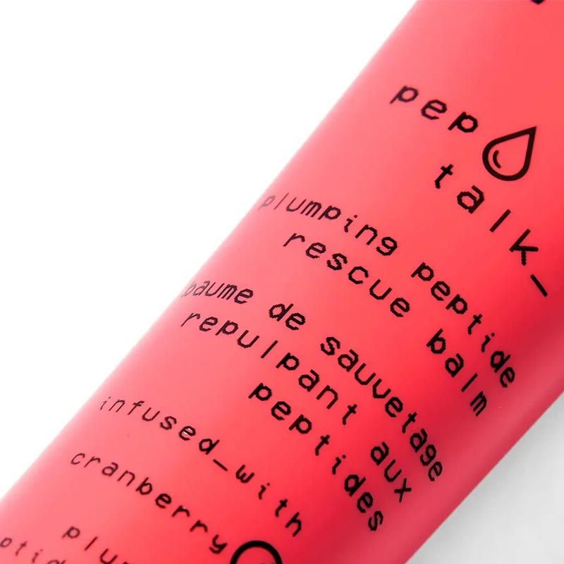 Glow Hub Pep Talk Plumping Peptide Rescue Balm - Cranberry