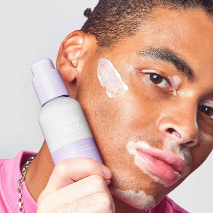Glow Hub Purify & Brighten Moisture Lotion Model Image
