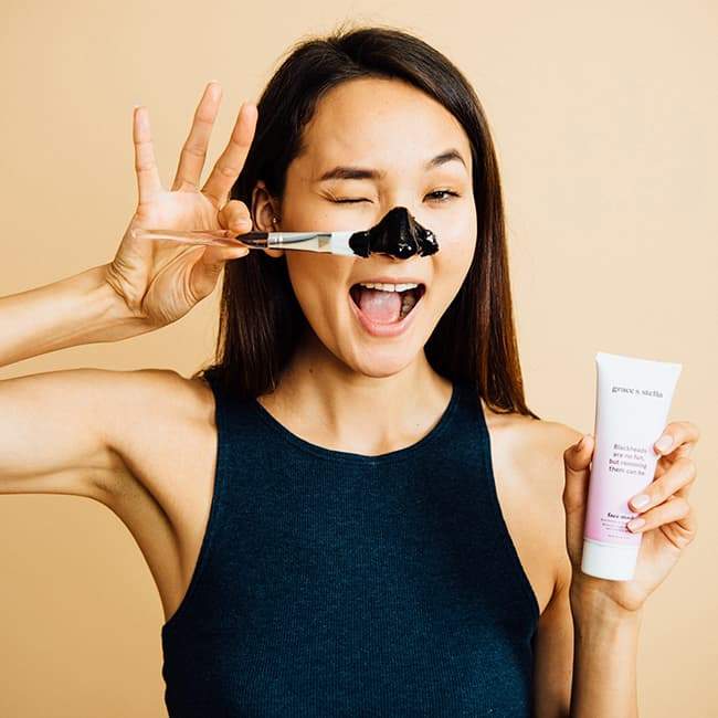 Grace & Stella Blackhead Removal Mask | peel off face mask