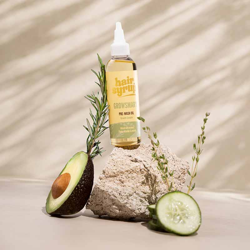 Hair Syrup Grows-Mary Pre wash Hair Oil For Thinning, Sparse Hair 100ml Stylised Image