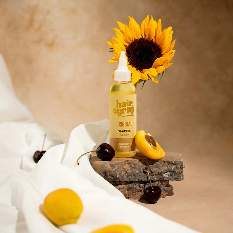 Hair Syrup The Original Pre Wash Hair Oil For Knotted, Tangled Hair 100ml Sunflower Image