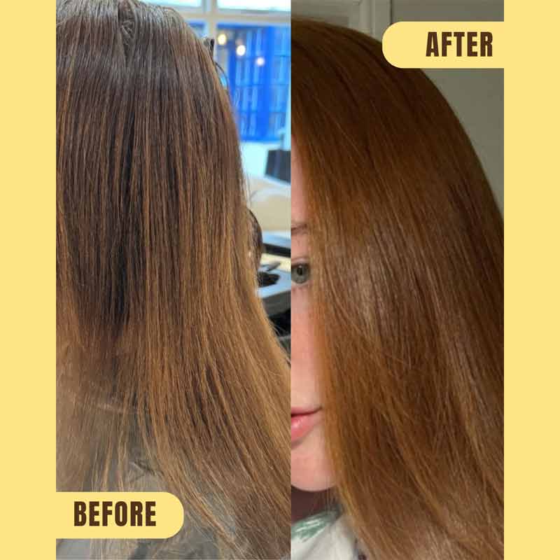 Hair Syrup The Original Pre Wash Hair Oil For Knotted, Tangled Hair Before And After Imae