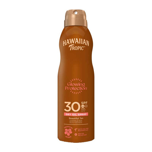 Hawaiian Tropic Glowing Protection Dry Oil Spray SPF 30, Hawaiian Tropic Suncare, spf dry oil