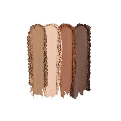 Hildun Beauty Soft Focus Eyeshadow Quad Swatches