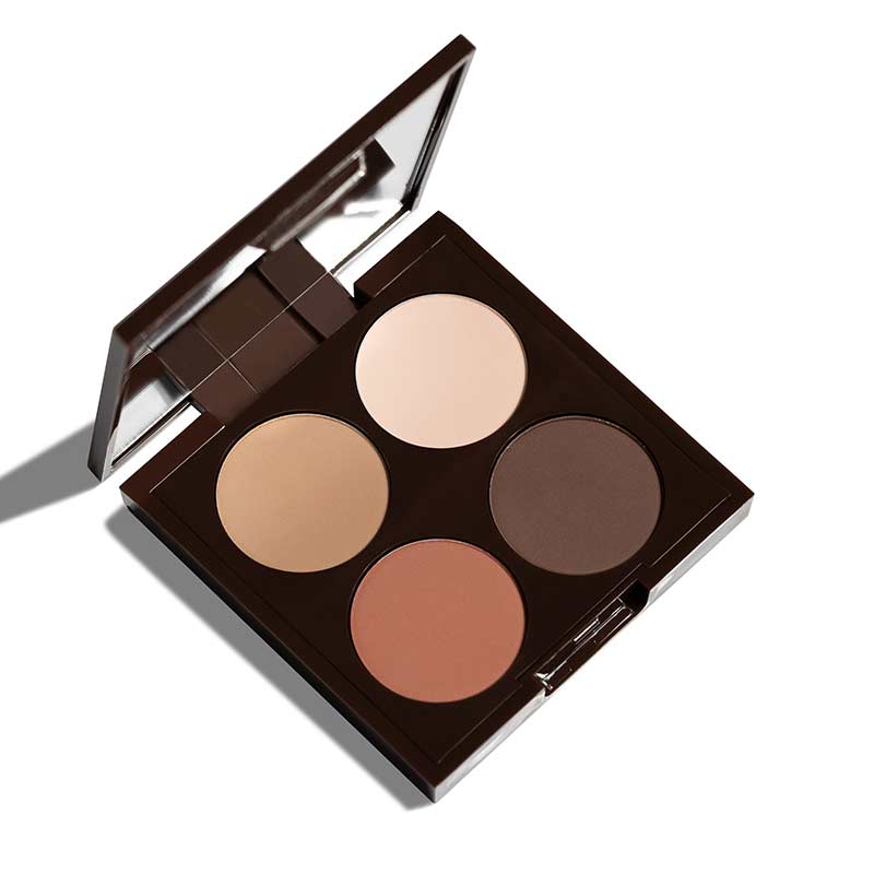 Hildun Beauty Soft Focus Eyeshadow Quad Open