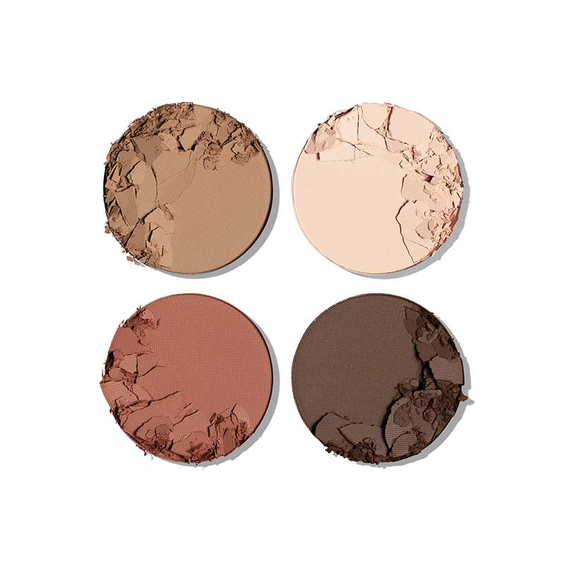 Hildun Beauty Soft Focus Eyeshadow Quad Shades