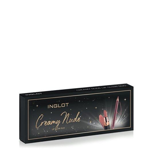Inglot Creamy Nude Lip Glow Duo Set