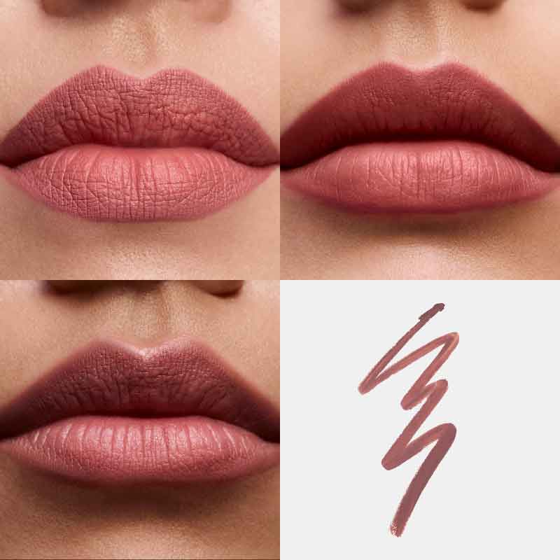 Inglot Creamy Soft Lipliner Muted Piink 06 Swatch, Inglot creamy lip liner
