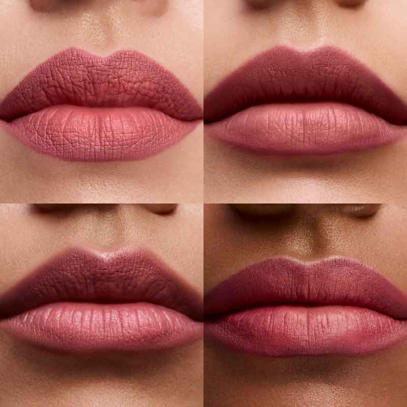 Inglot Creamy Soft Lipliner Raspberry Blush on Models, pink lip liner, dark pink lip colour