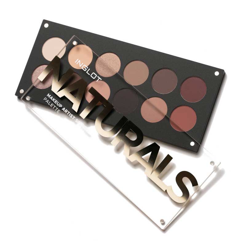 Inglot, Inglot Makeup Artist Studio Palette NATURALS, Nude And Brown Eyeshadow Palette