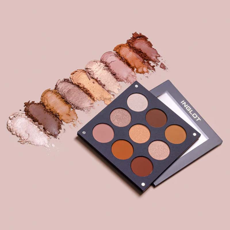Inglot Reignited Eyeshadow Palette | makeup | eyes | eyeshadow palette | nude palette | warm eye shadows 