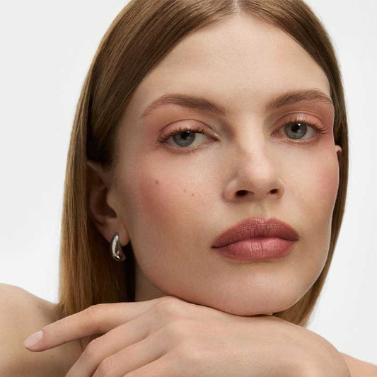 Inglot Skin Focused Care Face Foundation SPF50 On Model