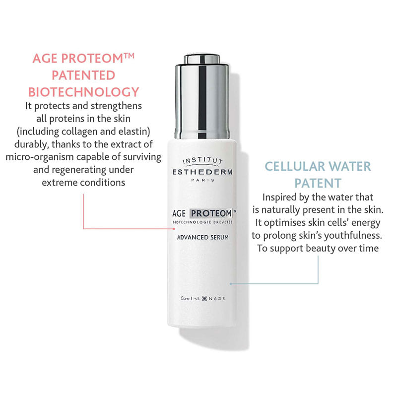 Institut Esthederm Age Proteom Advanced Serum | Protect | strengthen | Collagen | elastin | youthful