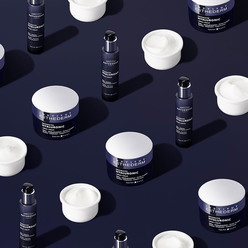 Institut Esthederm Intensive Hyaluronic Cream | Refill | targets surface and deep hydration | diminishes fine lines and wrinkles | leaves skin soft, light, and comfortable
