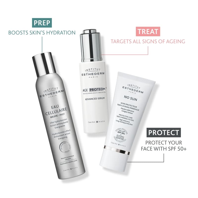 Institut Esthederm No Sun 100% Mineral Screen Protective Care | no sun mineral filters | high protection sun scream | long lasting protection sun cream