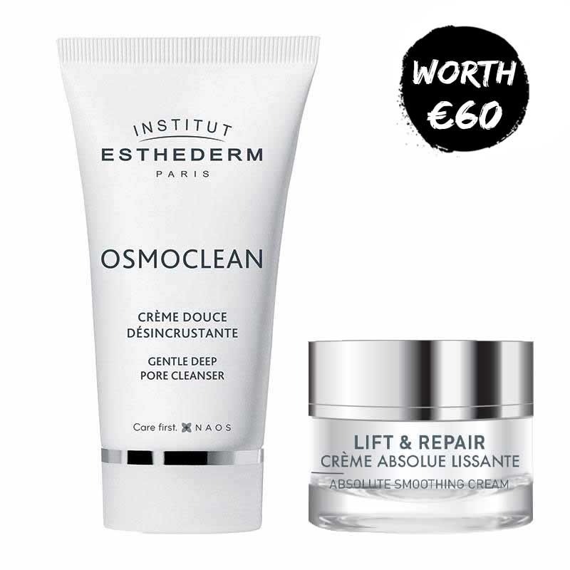 Institut Esthederm Osmoclean Gentle Deep Pore Cleanser + FREE Absolute Smoothing Cream 10ml