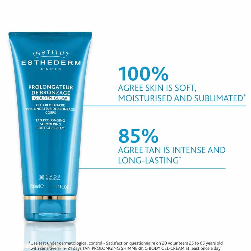 Institut Esthederm Tan Prolonging After Sun Shimmering Body Gel Cream, body moisturiser, tan intensifying cream
