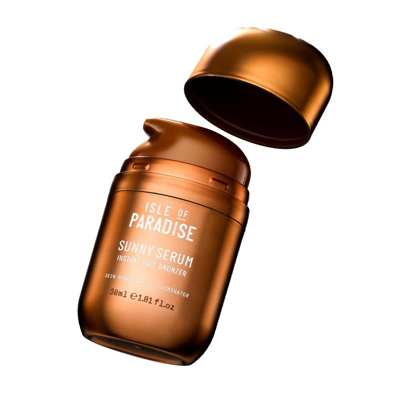 Isle of Paradise Sunny Serum Instant Face Bronzer | Liquid bronzing serum | Bronzing Drops | Bronze Drops | Glow Serum 