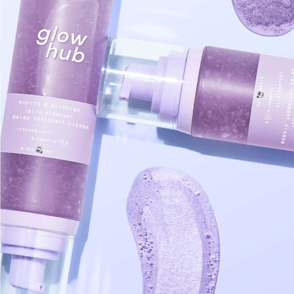 Glow Hub Purify & Brighten Jelly Cleanser | glow hub | vegan skincare | brightening jelly cleanser 