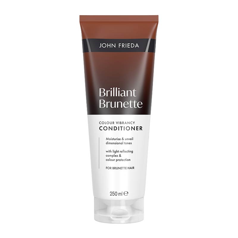 John Frieda Brilliant Brunette Colour Vibrancy Conditioner 250ml