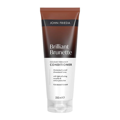 John Frieda Brilliant Brunette Colour Vibrancy Conditioner 250ml