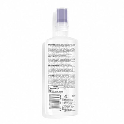 John Frieda Frizz Ease Dream Curls Daily Styling Spray back of pack