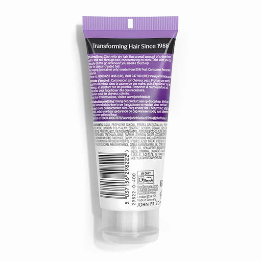 John Frieda Frizz Ease Secret Agent Touch-Up Créme back of pack
