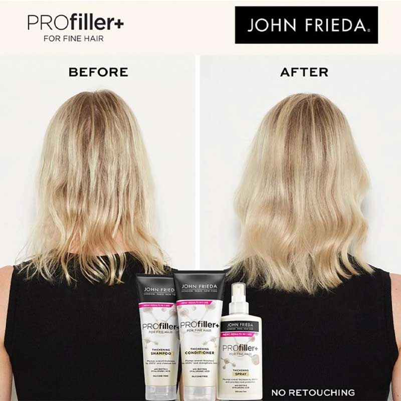 John Frieda PROfiller+ Thickening Conditioner | Thicken hair | Lightweight formula