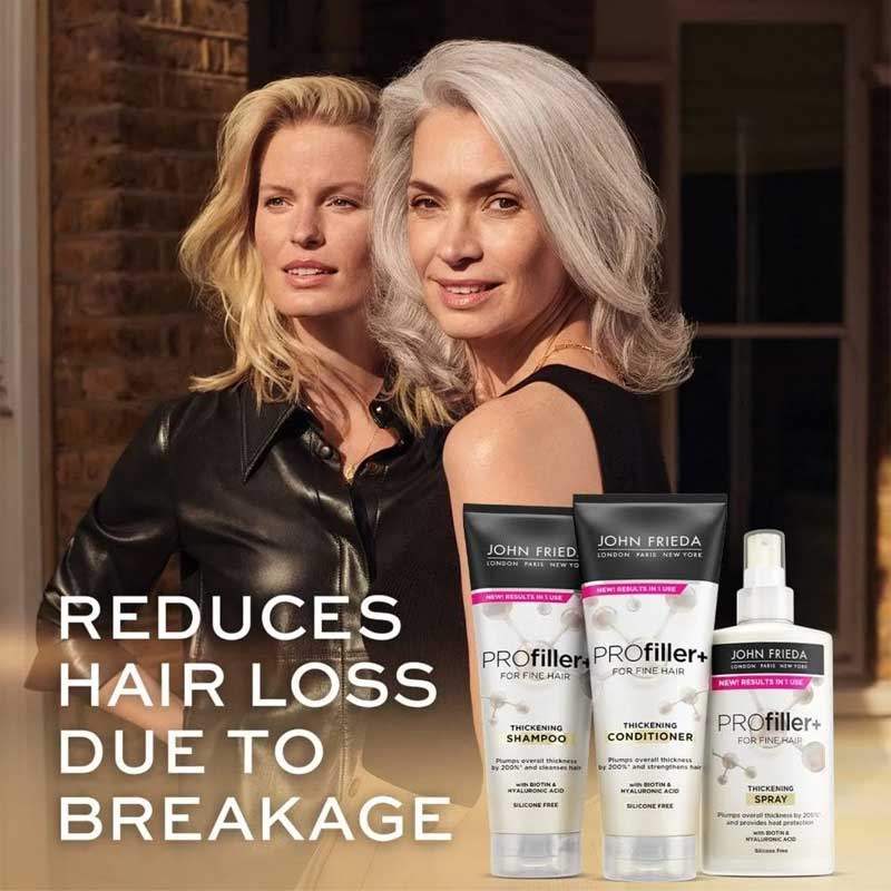John Frieda PROfiller+ Thickening Spray | thicker | fuller | stronger | heat protection 