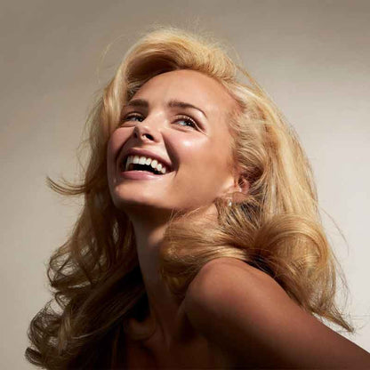 John Frieda Violet Crush for Blondes Purple Shampoo Model Image