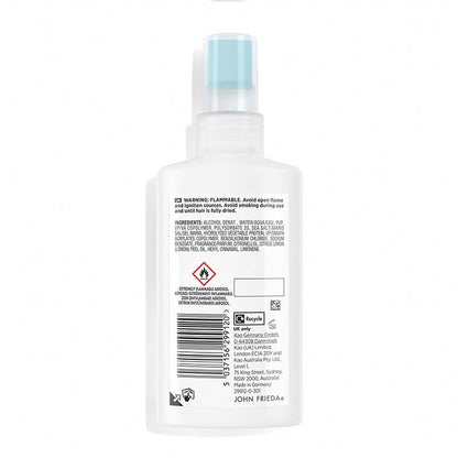 John Frieda Volume Lift The Original Root Booster Blow Dry Spray back of pack
