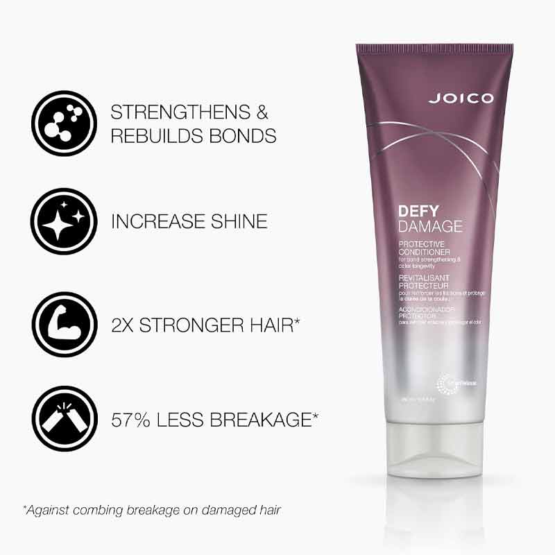 Joico Defy Damage Protective Conditioner, hydrating conditioner, hair strengthening conditioner, haircare for weak, dull hair